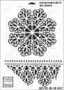 Schablone-Stencil A3 310-5047 Spitzenornament mit Borte